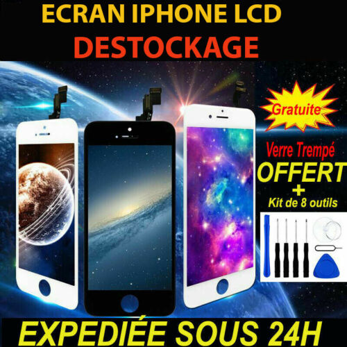 ECRAN LCD POUR IPHONE 5/5C/5S/6/6S/6s plus /6 plus /7/ 7plus /8/ 8 PLUS / X / XR - Photo 1 sur 4