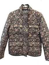 J.Crew Quilted Field Jacket in Liberty Garden Print
