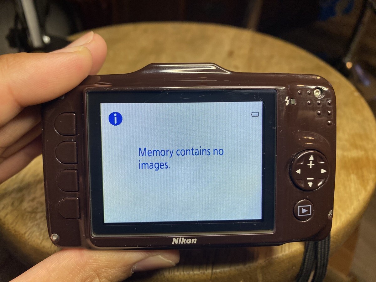 Nikon COOLPIX S31 10.1MP Digital CCD Camera Brown RARE Tested