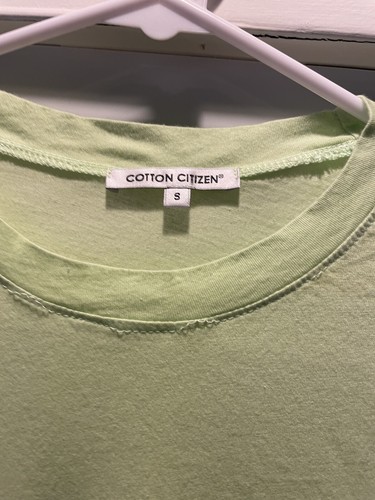 Cotton Citizen Womens Tee Shirt Top Green Small Read Description - Picture 4 of 12
