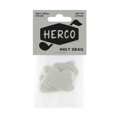 Dunlop Herco HE777P Holy Grail Gitarren-Plektren Spieler-Pack - 6 x Gitarrenplektren