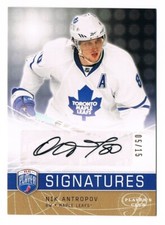 2008-09 Be A Player BAP Signatures Player's Club Gold Autograph Nik Antropov /15