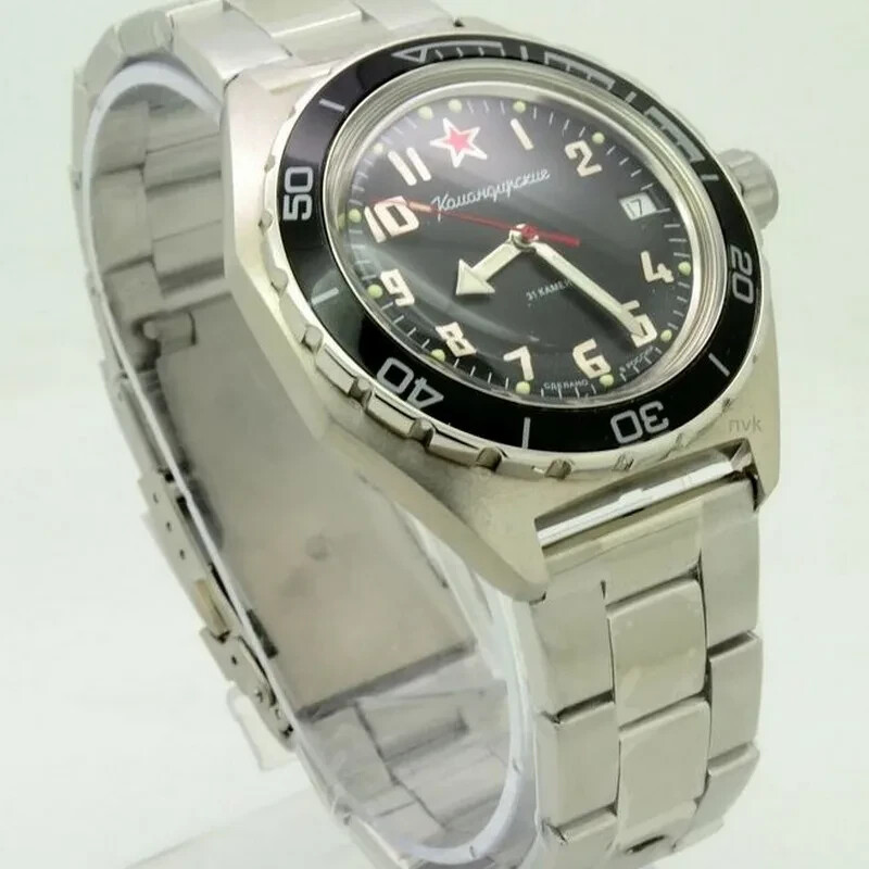 Vostok Komandirskie 650537 Watch Mechanical Automatic USA Seller