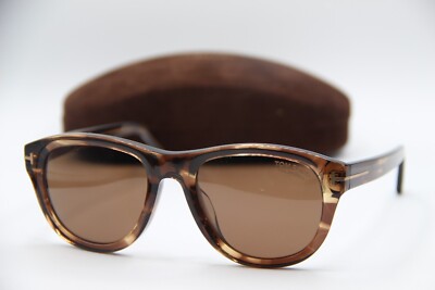 NEW TOM FORD TF 520-F 50H BENEDICT BROWN POLARIZED AUTHENTIC