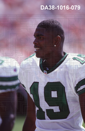 Keyshawn Johnson - 1996-99 New York Jets - set of nine 35mm color slides - Picture 8 of 9