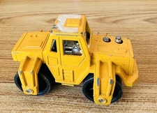 Vintage 1980s Tootsietoy Road Roller 3.5” Die Cast Construction Toy Car Vehicle