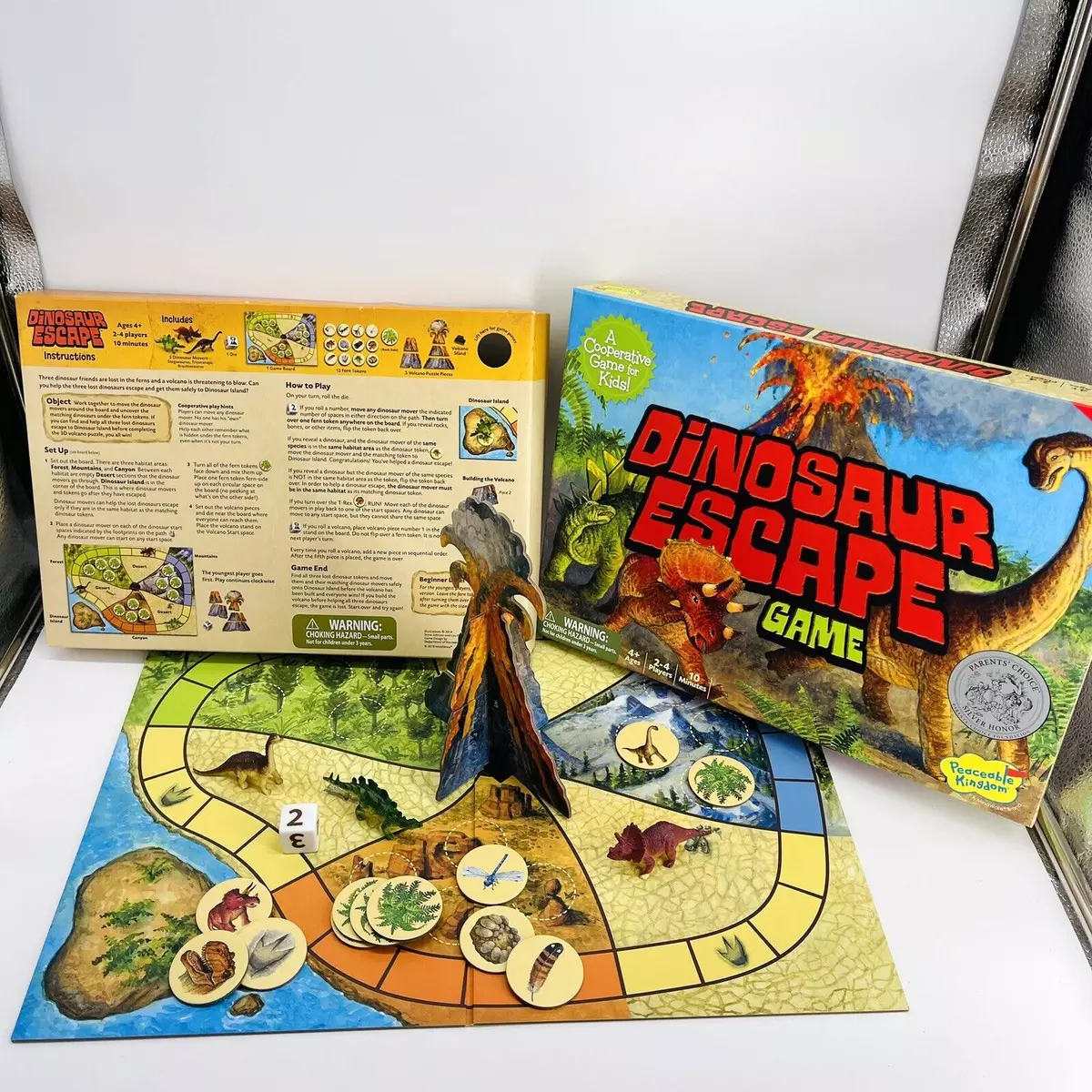 Dino Escape board game