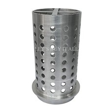 Perforated Stainless Steel Casting Flask 5" x 10" -Jewelry Making Vacuum Casting