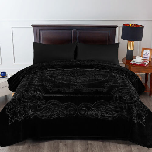 Schwere dicke koreanische Nerzdecke 85x95-9Lb gewichtete King Size Bettdecke 7 Farben - Bild 11 von 53