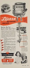 1954 Print Ad Lauson Outboard Motors 4 Cycle Engines New Holstein,Wisconsin