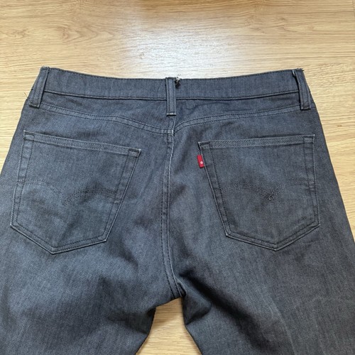 Levi Strauss High Quality Denim Riveted Men’s Size 36 X 30 Dark Gray 5 Pockets - Picture 9 of 12