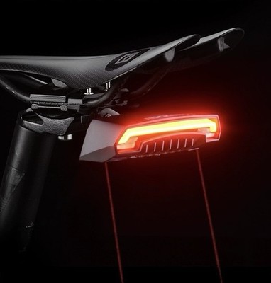 Rockbros Bicycle Laser taillights, rechargeable, rainproof.