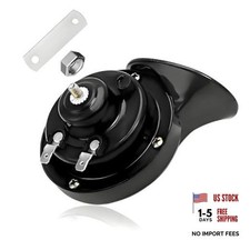Super Loud Car Snail Horns 12v 300db Durable Car Horn Kit High 1 Pcs Black