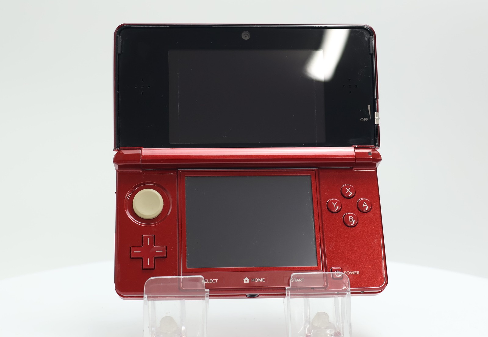 Consola Nintendo 3DS Flare Red en muy buen estado, región bloqueada a Japón, con cargador, imagen 9