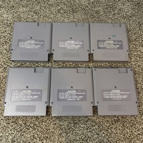 Nintendo NES Game Lot Tested  Lot Of 6 Turtles Life Force Double Dragon Marble