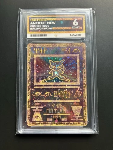 Pokémon Ancient Mew 2000 Movie Promo Cosmos Holo ACE 6 EX-MT Graded