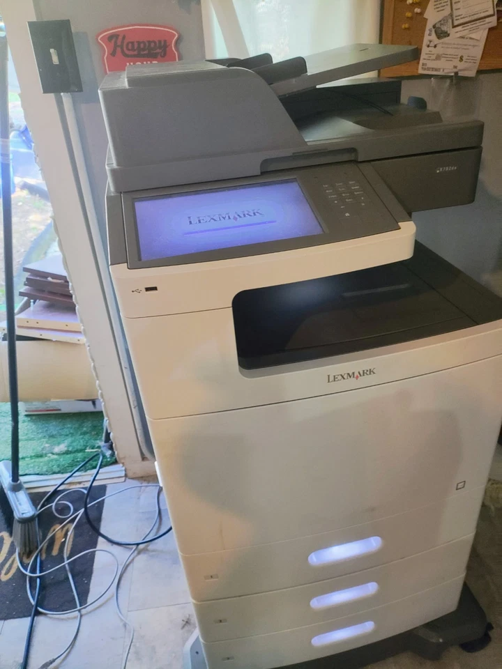 LEXMARK X792de MFP Color All-In-One Printer (TYPE 7562-436)*READ DESC* - Image 4 of 4