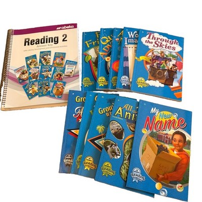 Abeka Reading 2 Readers Set + Reading Key 2nd Grade Homeschool Lot Complete