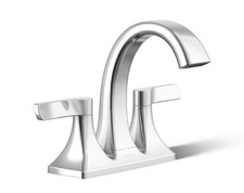 KOHLER Maxton R22476-4D-CP Polished Chrome Centerset Bathroom Sink Faucet