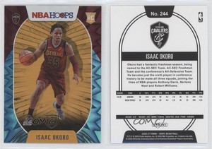 2020-21 Panini NBA Hoops Teal Explosion Isaac Okoro #244 Rookie RC