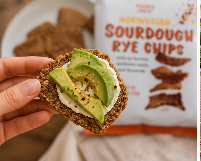 2 pack-Trader Joe's Norwegian Sourdough Rye Chips 4.6 oz each | eBay