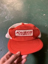 Vintage Cardinal Kaiser Cement Red/White Truc...