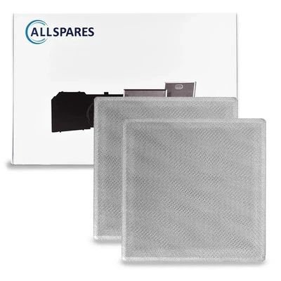 AllSpares Metall-Fettfilter (2pc) für 298619 / 00298619 / LZ62010 / DHZ6201