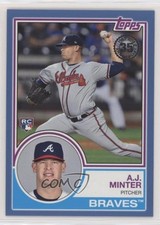 2018 Topps 1983 Topps Design Rookies Blue AJ Minter #83-13 1h5