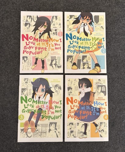 Egal wie ich es anschaue, es seid ihr Jungs Schuld nicht beliebt WataMote 1-4 Manga Posten