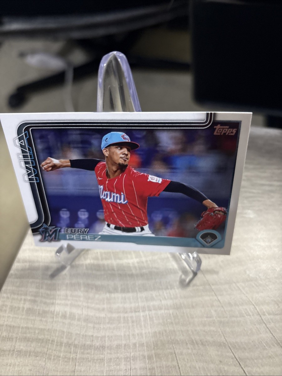 2025 Topps Series 2 #487 Eury Perez Miami Marlins | eBay