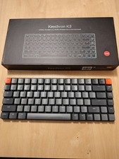 Keychron - K3 Max 75 Custom Wireless RGB Mechanical Keyboard with Programmab...