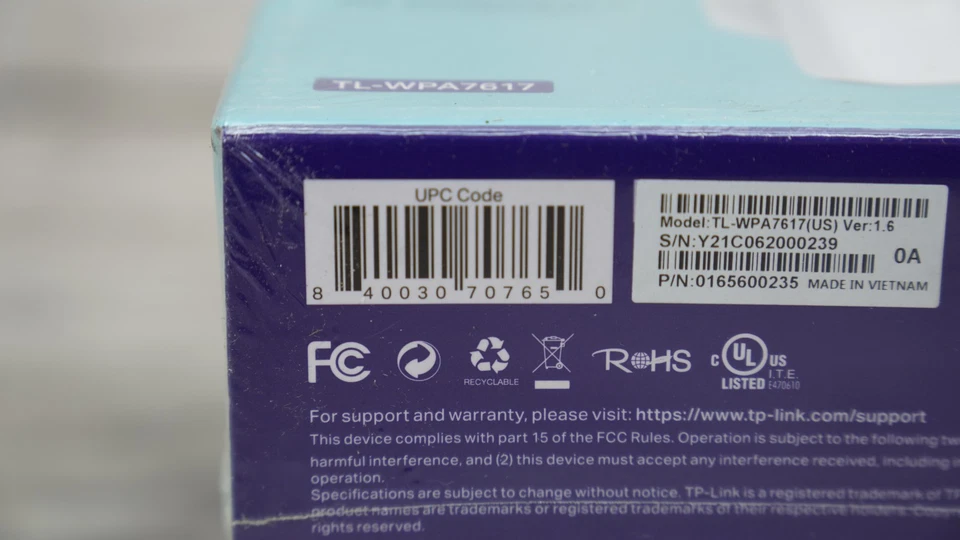 TP-Link TL-WPA7617 AV1000 Gigabit Passthroug Powerline AC WIFI EXTENDER - Image 4 of 4