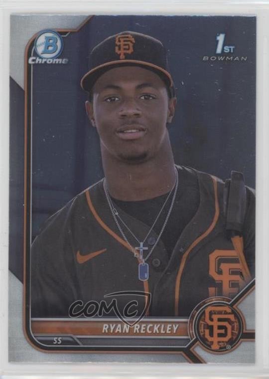 2022 Bowman Chrome Prospects Ryan Reckley #BCP-163 6u5