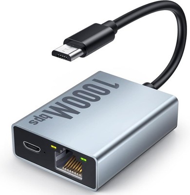 ELECTOP Ethernet Adapter Fire TV Stick Micro USB to RJ45