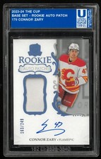 2023-24 Upper Deck The Cup Connor Zary RC Rookie Patch Auto /249