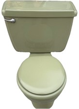Vintage Green Avocado Color Toilet Made In USA. Free Shipping!