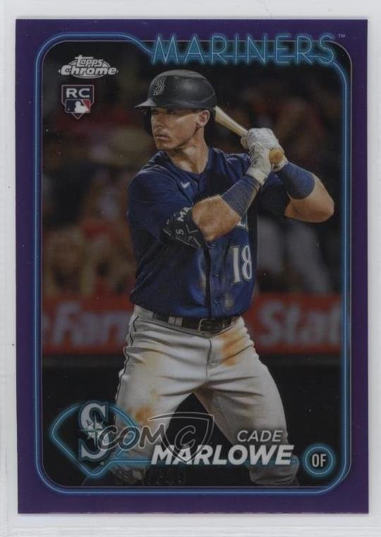 2024 Topps Chrome Purple Refractor /250 Cade Marlowe #266 w5p