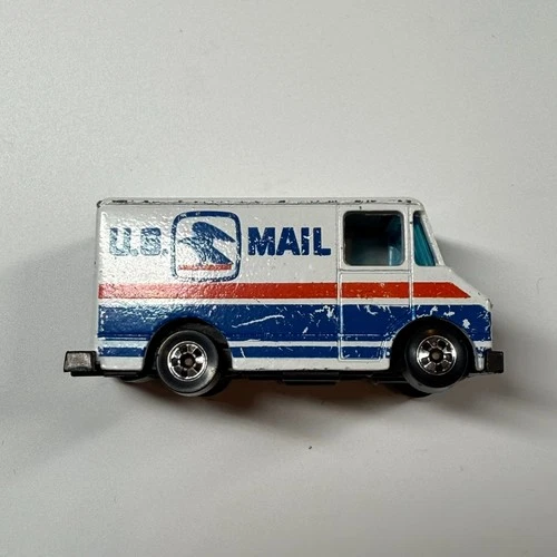 Vintage Mattel Hot Wheels 1976 U.S. Mail Box Truck Carrier USPS Diecast Car