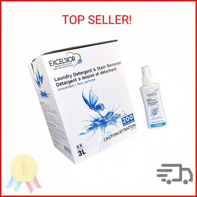 Excelsior - Laundry Detergent with Eco Bottle- Concentrated Liquid - Unscented, 