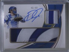 2019 Panini Immaculate Doubles Gold 46/49 Danny Jansen #D-DJ Auto 0g4