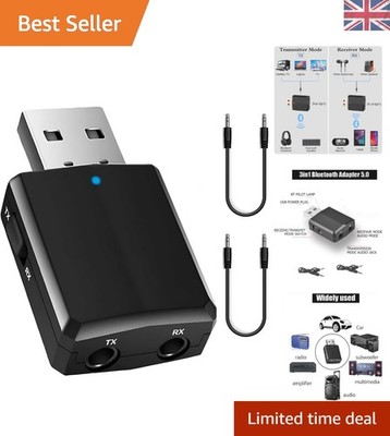 3-in-1 Bluetooth 5.0 USB Transmitter/Receiver - Kompakter Adapter für alle Geräte