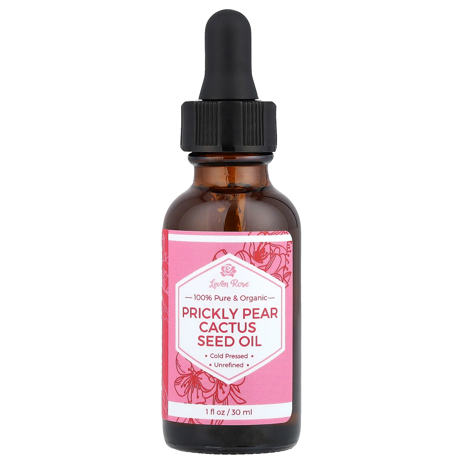 100% Чистое и органическое масло семян кактуса опунции, 1 жидкая унция (30 мл)