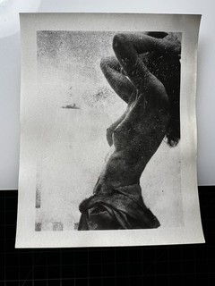 Vintage 1950's Girlie PIN UP Photo Risque B&W Original Nude #476