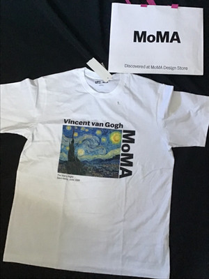 Vincent van Gogh The Starry Night Mens L tshirt from MoMa NWT