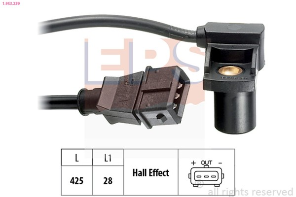 EPS Nockenwellensensor Hallgeber ZüNdimpulsgeber 1.953.239 FüR Lancia Thesis 147-image