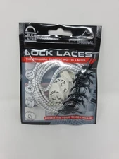 Lock Laces  Elastic Original  No Tie Shoelaces One Size Fits All NEW White