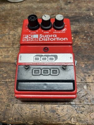 DOD FX 55 B Supra Distortion Guitar Effects Pedal