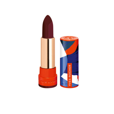 YVES ROCHER COULEURS NATURE ROUGE MATTE LIPSTICK#10 CASSIS DETERMINE 3.7gNEW!