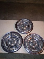 1966196719681969 Ford Galaxiemustang Hubcaps Set Of 3 1966196719681969 Ford Galaxiemustang Hubcaps Set Of 3