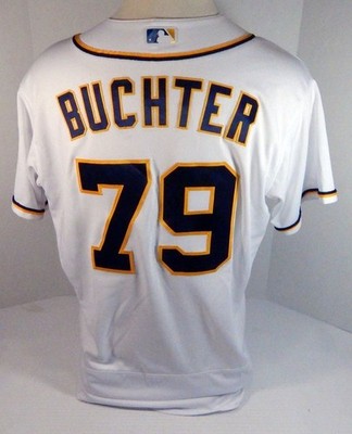 2016 San Diego Padres Ryan Buchter #79 Spiel Gebraucht Weiß Trikot Asg Patch 999